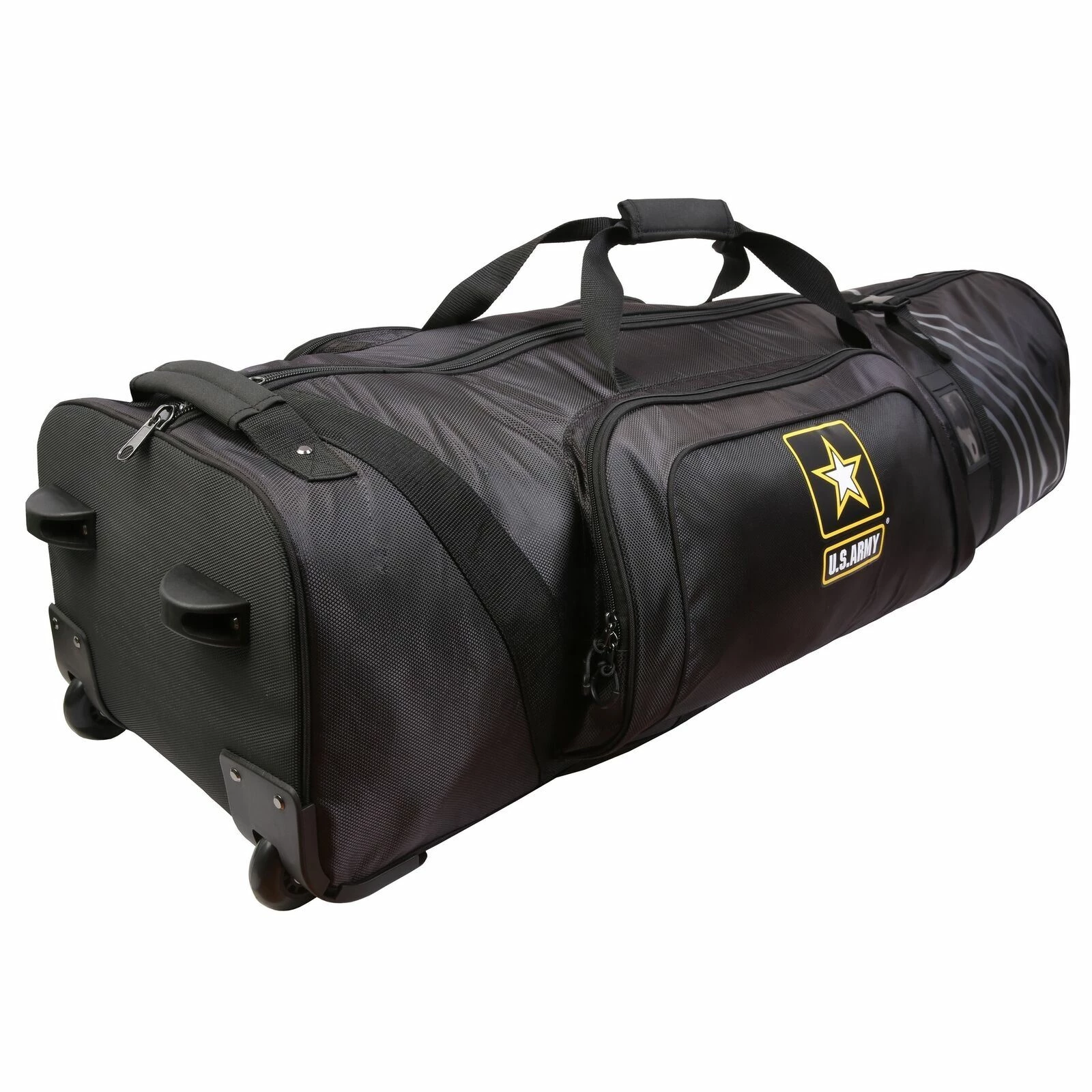 US Army By MacGregor Golf Wheeled Padded Golf Clubs Travel Cover, Black 2 US Army By MacGregor Golf Wheeled Padded Golf Clubs Travel Cover, Black - Image 2