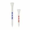 Ram Golf 500pc Biodegradable Wooden Bamboo Tees - 140x 2 1/8" And 360x 2 3/4"