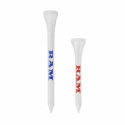 Ram Golf 500pc Biodegradable Wooden Bamboo Tees - 140x 2 1/8" And 360x 2 3/4"