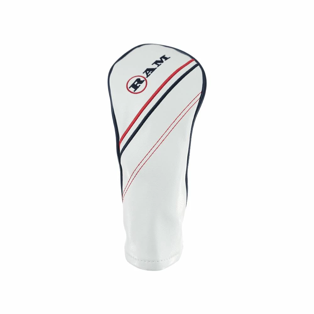 Ram FX Golf Club Headcovers For Hybrid Recuse Woods, White 1 Ram FX Golf Club Headcovers For Hybrid Recuse Woods, White