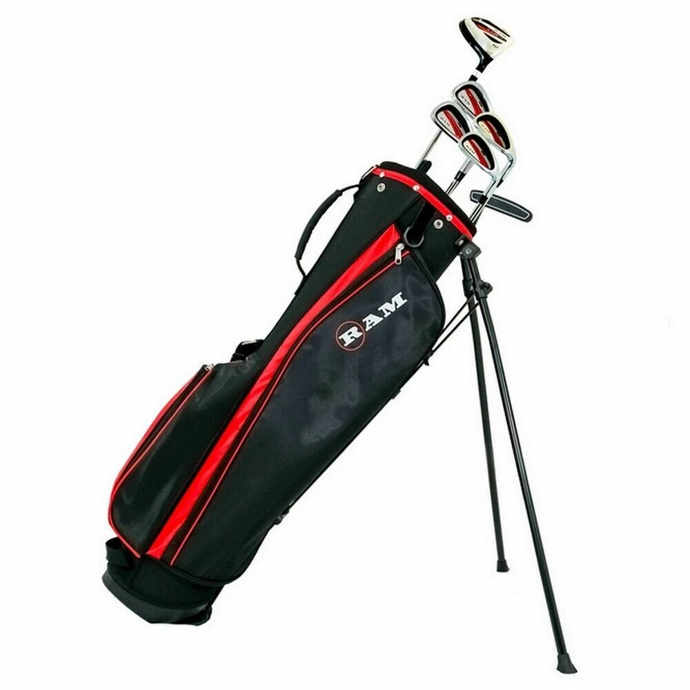 Ram Golf SGS Mens Golf Clubs Starter Set With Stand Bag - Steel Shafts 1 Ram Golf SGS Mens Golf Clubs Starter Set With Stand Bag - Steel Shafts