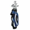 Confidence Golf Mens Power V3 +1 Inch Club Set And Stand Bag