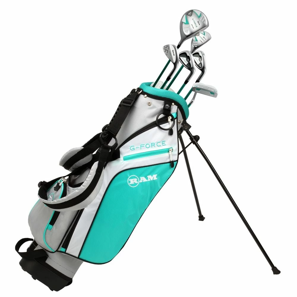 Ram Golf Junior G-Force Girls Golf Clubs Set With Bag, Left Hand 9 Ram Golf Junior G-Force Girls Golf Clubs Set With Bag, Left Hand - Image 9