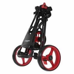 Caddymatic Golf Continental 3 Wheel Folding Golf Push/Pull Cart Black/Red -Deals Clubs Store 6460033a ec57 41b6 ad86 41a96e217416 37425.1678246021