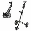 Caddymatic Golf Lite Trac 2 Wheel Folding Golf Cart Black