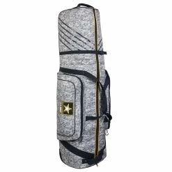 US Army By MacGregor Golf Wheeled Padded Golf Clubs Travel Cover, Camo