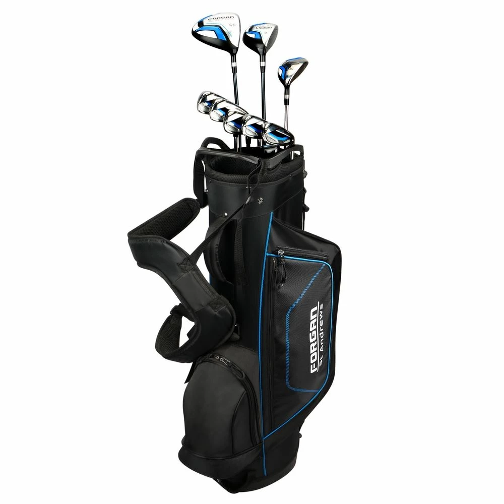 Forgan F200 +1 Inch Golf Clubs Set With Bag, Graphite/Steel, Mens Right Hand 1 Forgan F200 +1 Inch Golf Clubs Set With Bag, Graphite/Steel, Mens Right Hand