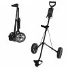 Caddymatic Golf I-Trac 2 Wheel Folding Golf Cart Black/Gray