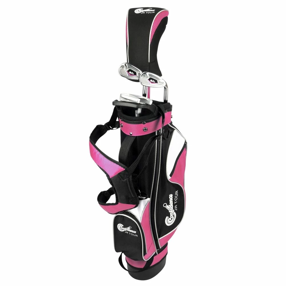 Confidence Golf Junior Golf Clubs Set - Pink, Girls Ages 4-7, Right Hand 2 Confidence Golf Junior Golf Clubs Set - Pink, Girls Ages 4-7, Right Hand - Image 2