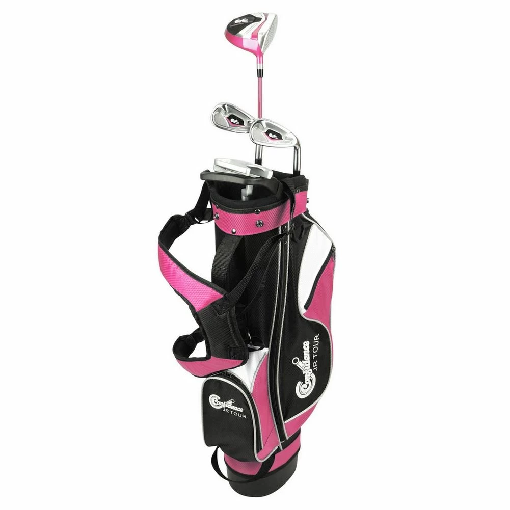 Confidence Golf Junior Golf Clubs Set - Pink, Girls Ages 4-7, Right Hand 1 Confidence Golf Junior Golf Clubs Set - Pink, Girls Ages 4-7, Right Hand