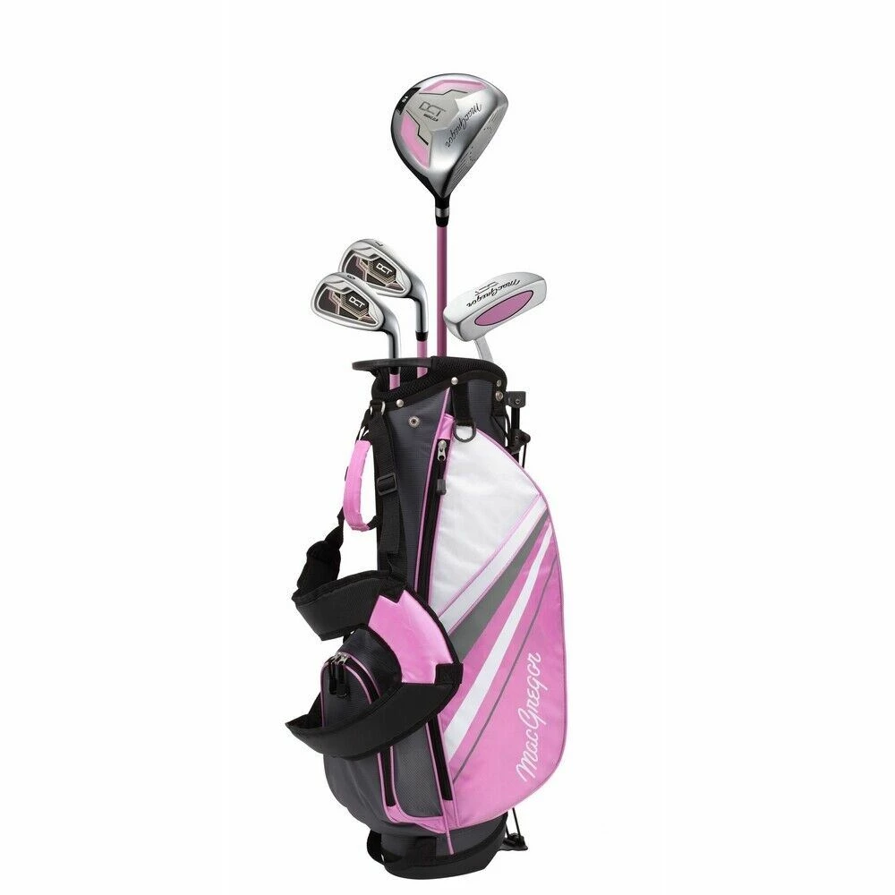 MacGregor Golf DCT Junior Girl Golf Clubs Set With Bag, Left Hand Ages 6-8 1 MacGregor Golf DCT Junior Girl Golf Clubs Set With Bag, Left Hand Ages 6-8
