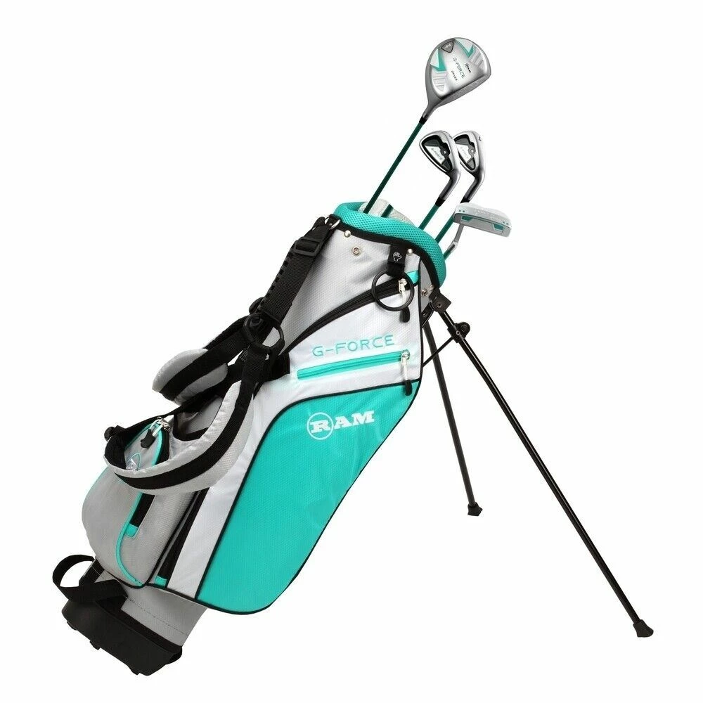 Ram Golf Junior G-Force Girls Golf Clubs Set With Bag, Left Hand 1 Ram Golf Junior G-Force Girls Golf Clubs Set With Bag, Left Hand