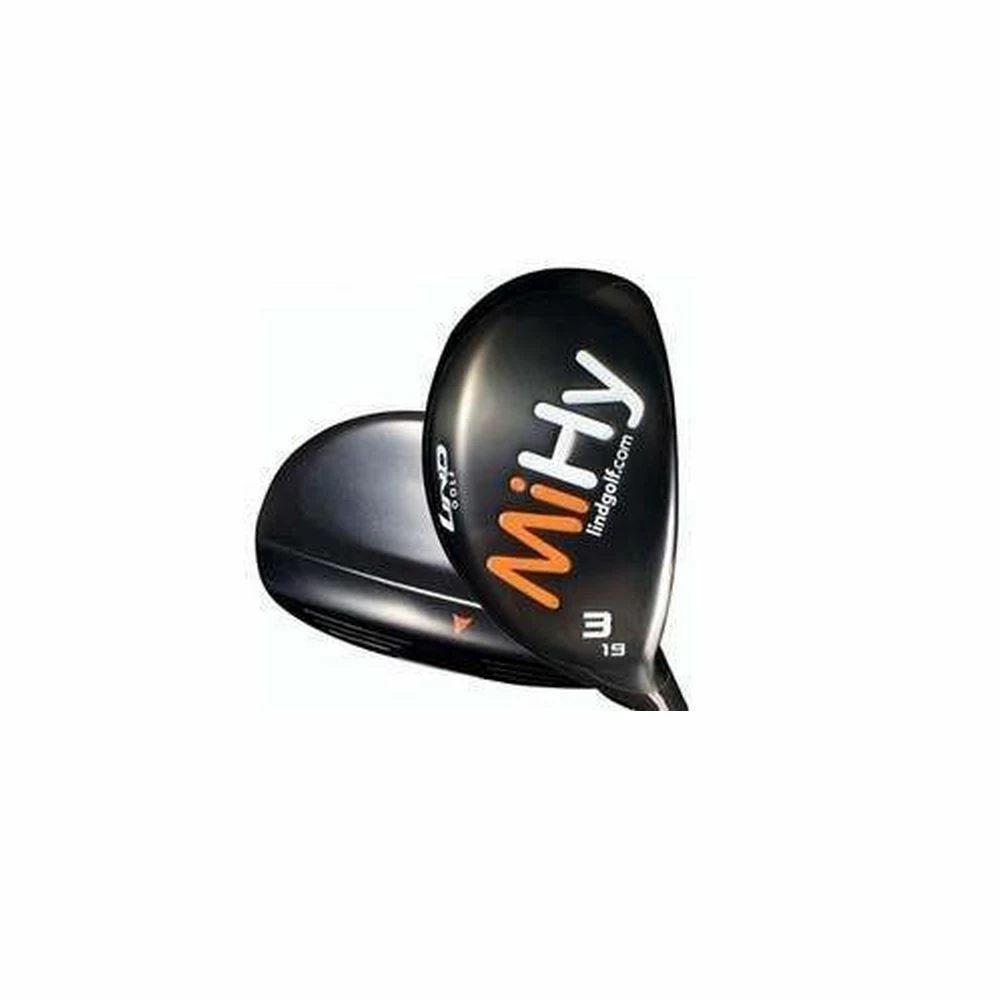 Lind Golf MiHY Black Left Hand Hybrid Rescue Wood, Graphite Shaft, Regular Flex 1 Lind Golf MiHY Black Left Hand Hybrid Rescue Wood, Graphite Shaft, Regular Flex