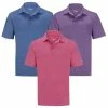 Forgan Of St Andrews Premium Heather Golf Polo Shirts 3 Pack - Mens