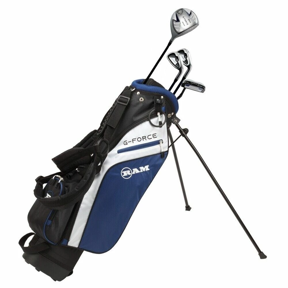 Ram Golf Junior G-Force Boys Golf Clubs Set With Bag, Left Hand 1 Ram Golf Junior G-Force Boys Golf Clubs Set With Bag, Left Hand