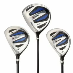 Ram Golf EZ3 Mens Wood Set - Graphite Driver, 3 & 5 Wood Lefty - W/ Headcovers