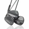 MacGregor Golf Tour Grind Milled Face Golf Wedge Set, Black, Mens Right Hand